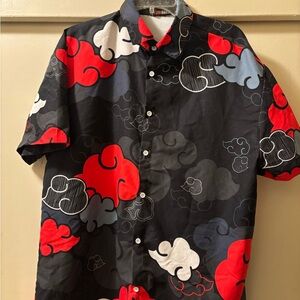 Anime Fandomaniax Ataksuki Cloud Pattern Shirt Size L